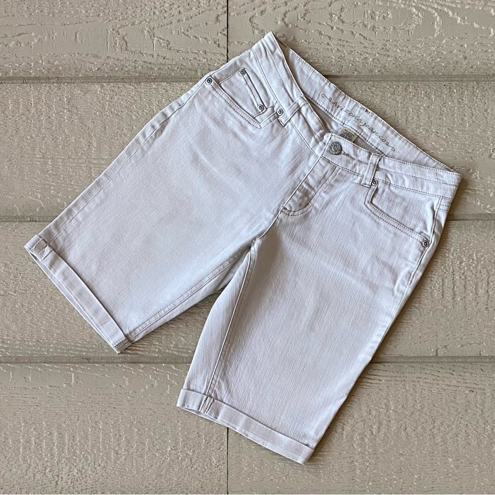 Arizona Jean Co Cuffed Bermuda Shorts